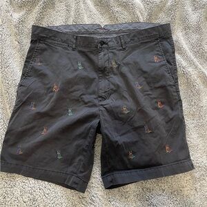 Daniel Cremieux Dog Embroidered Men's Shorts